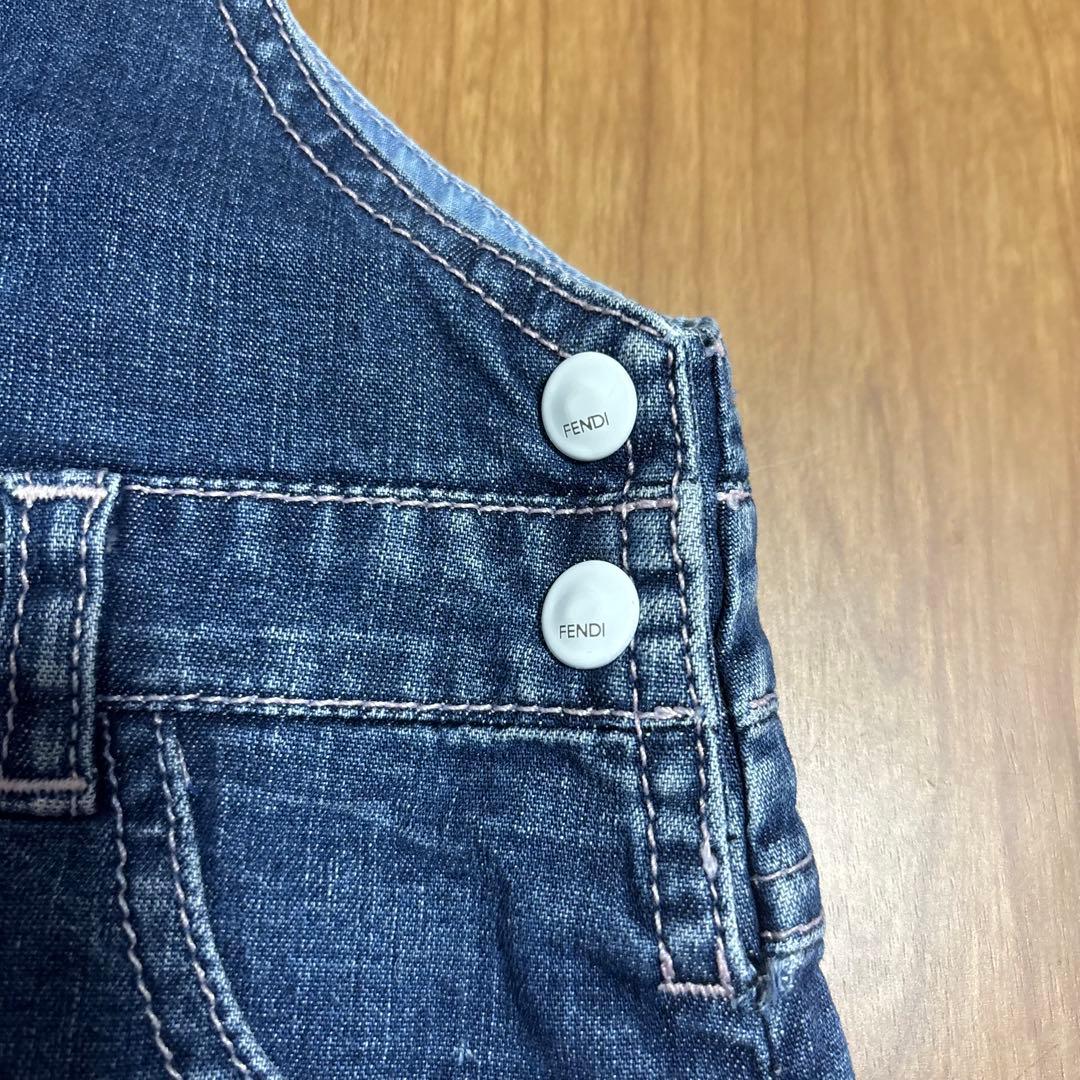 FENDI デニムジャンバースカート 18M
