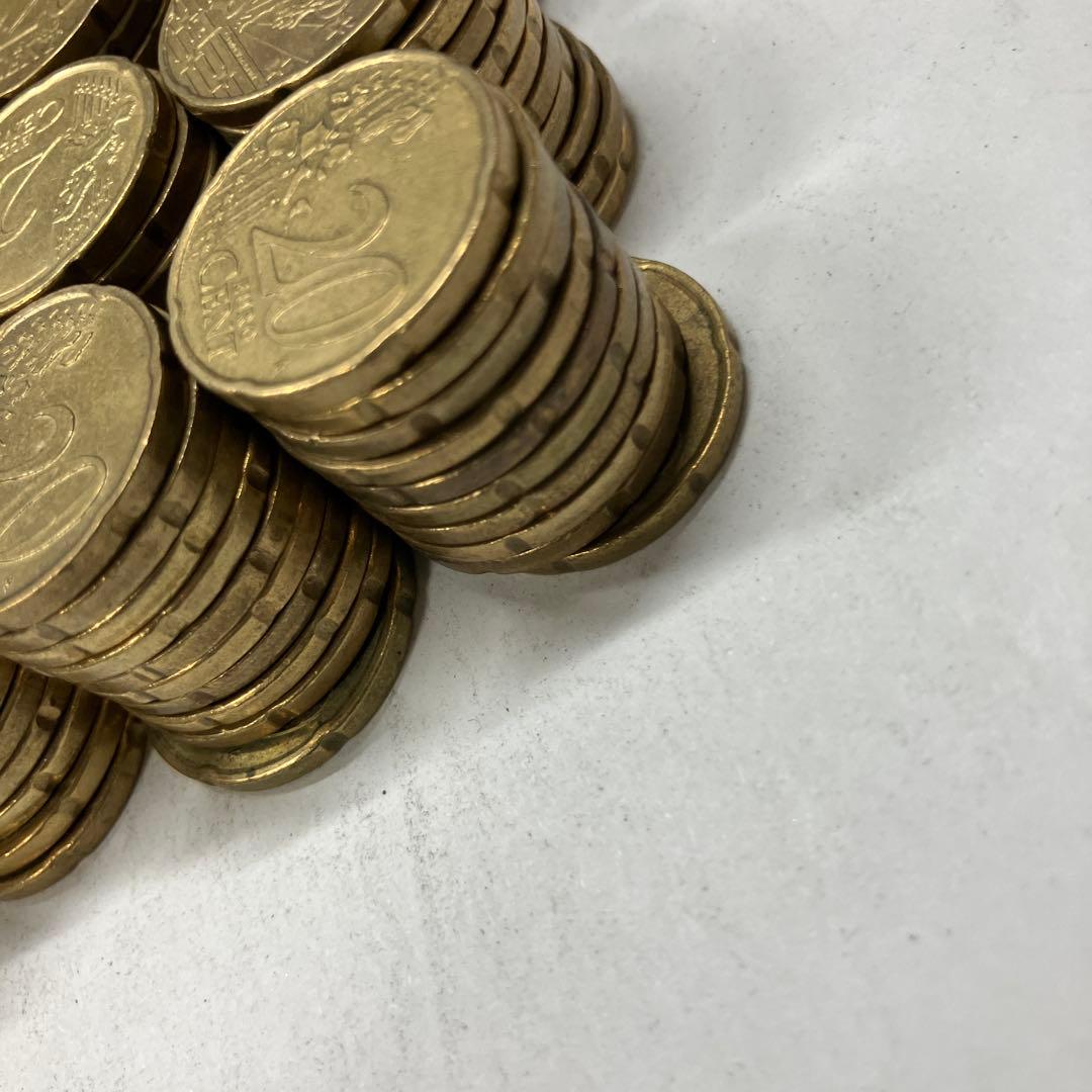 ユーロ　20セント　250枚　　硬貨　まとめ売り
