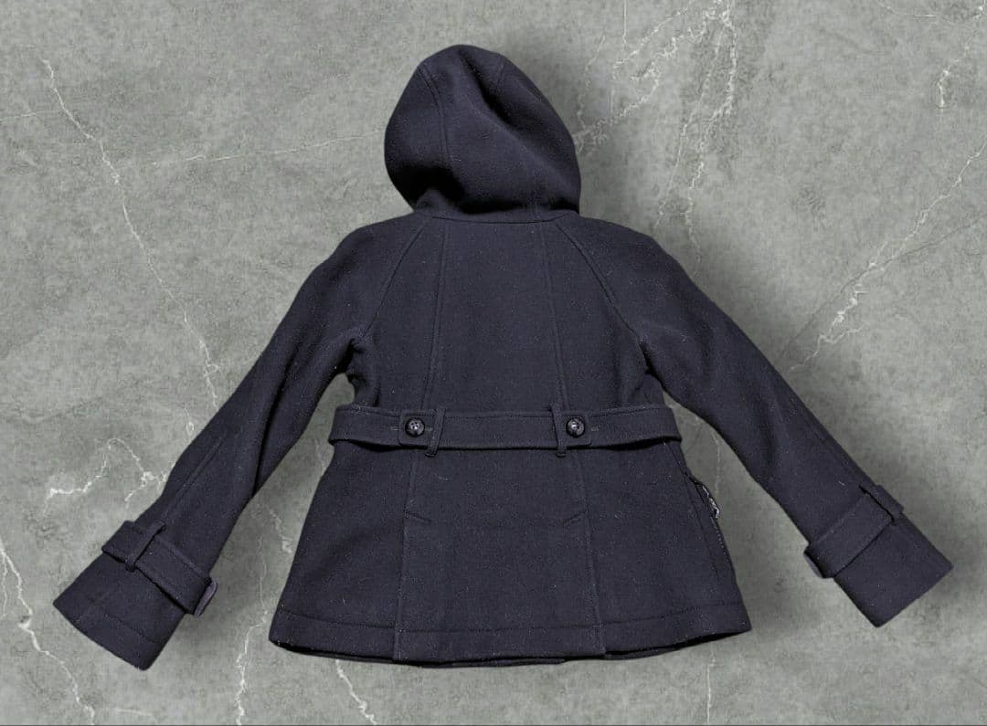 BURBERRY BLUELABEL ノバチェック ダッフルコート ブラック