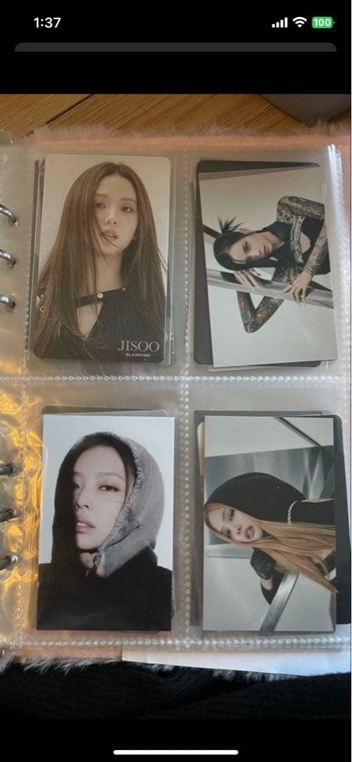 公*o様 BLACKPINK タレントカードセット