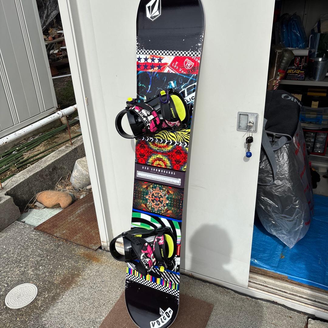 スノーボード　Kiss markバインディングセット　151ケース付き⭐︎