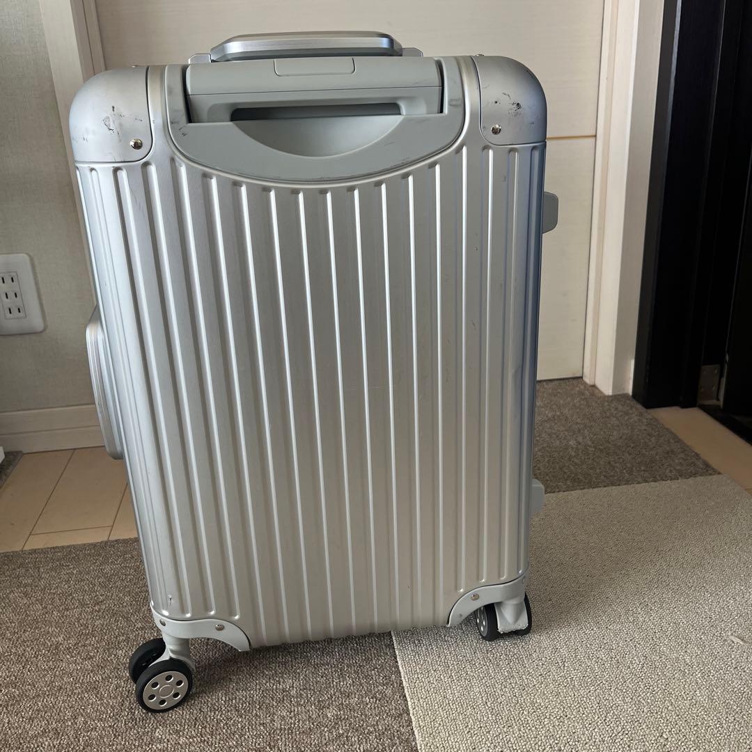 キャプテンスタッグ　アルミスーツケース (TSAロック付) S シルバー