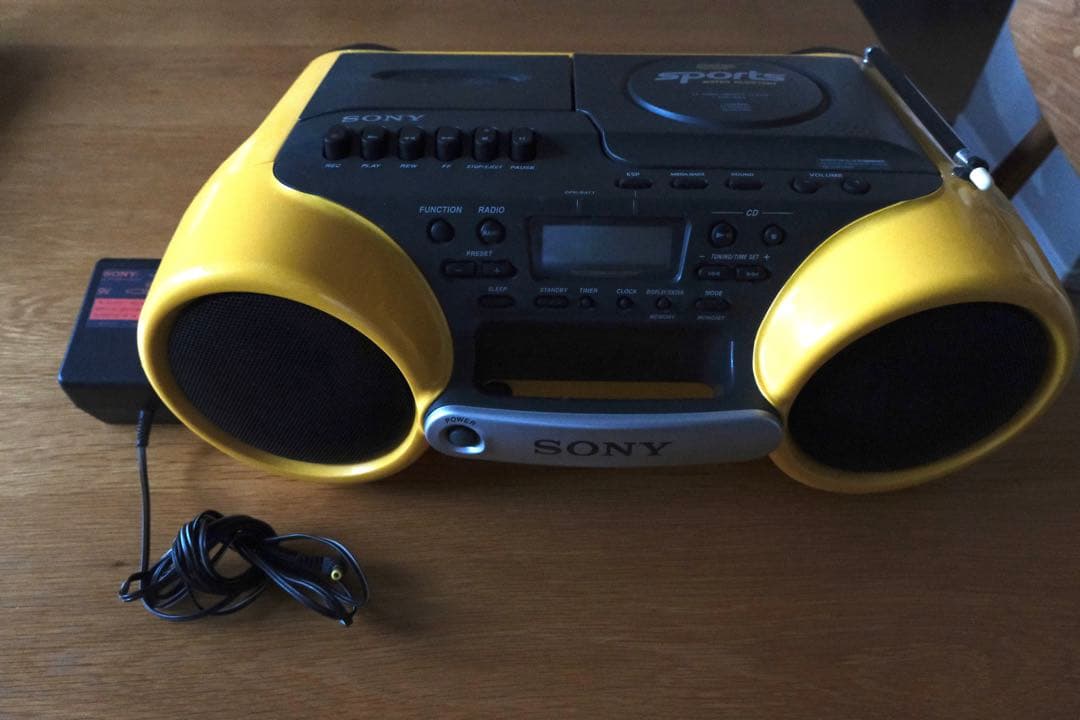 SONY SPORTSラジカセ CFD-980 カセットテープ