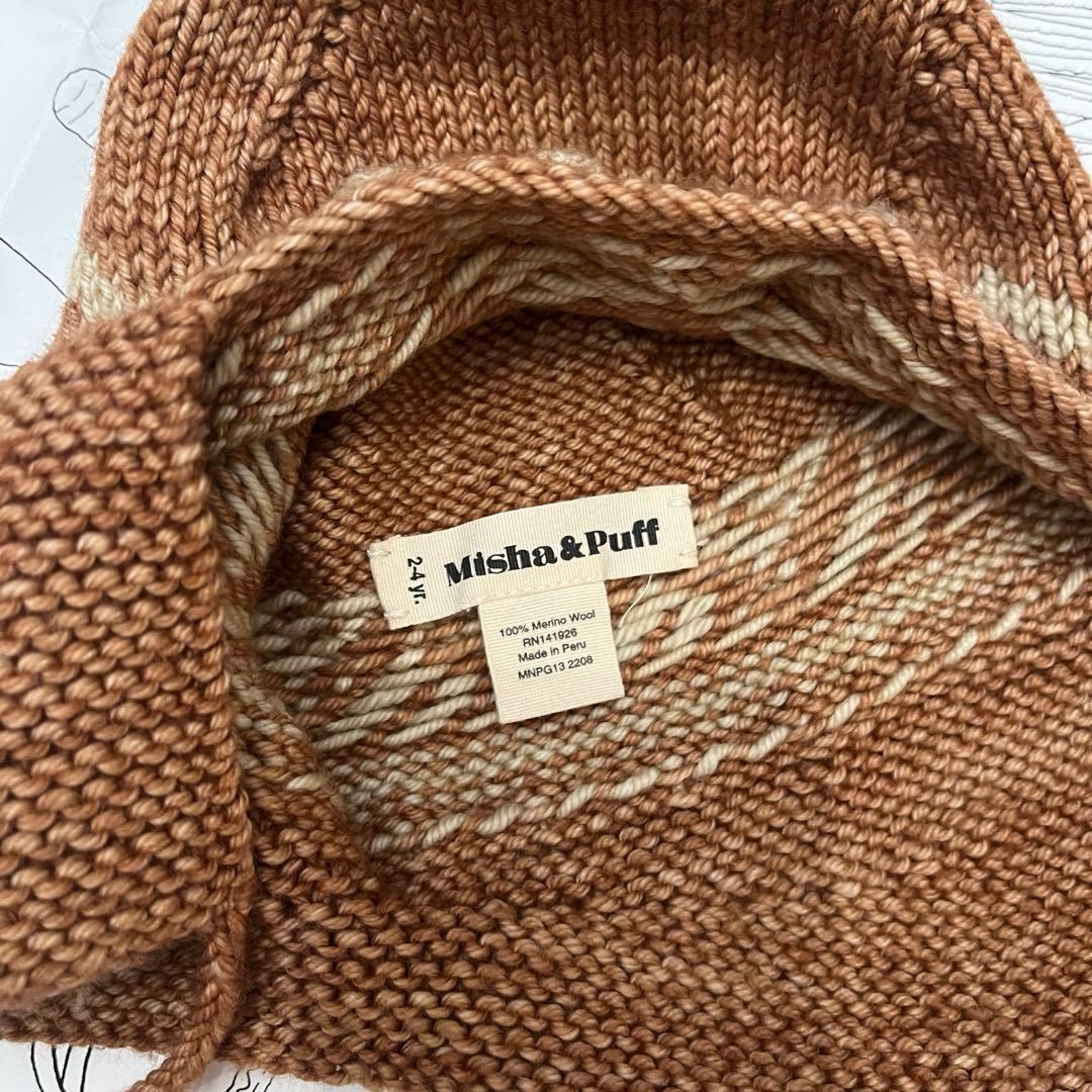 さ*︎様 Misha & Puff / zigzag pointy 2-4y 帽