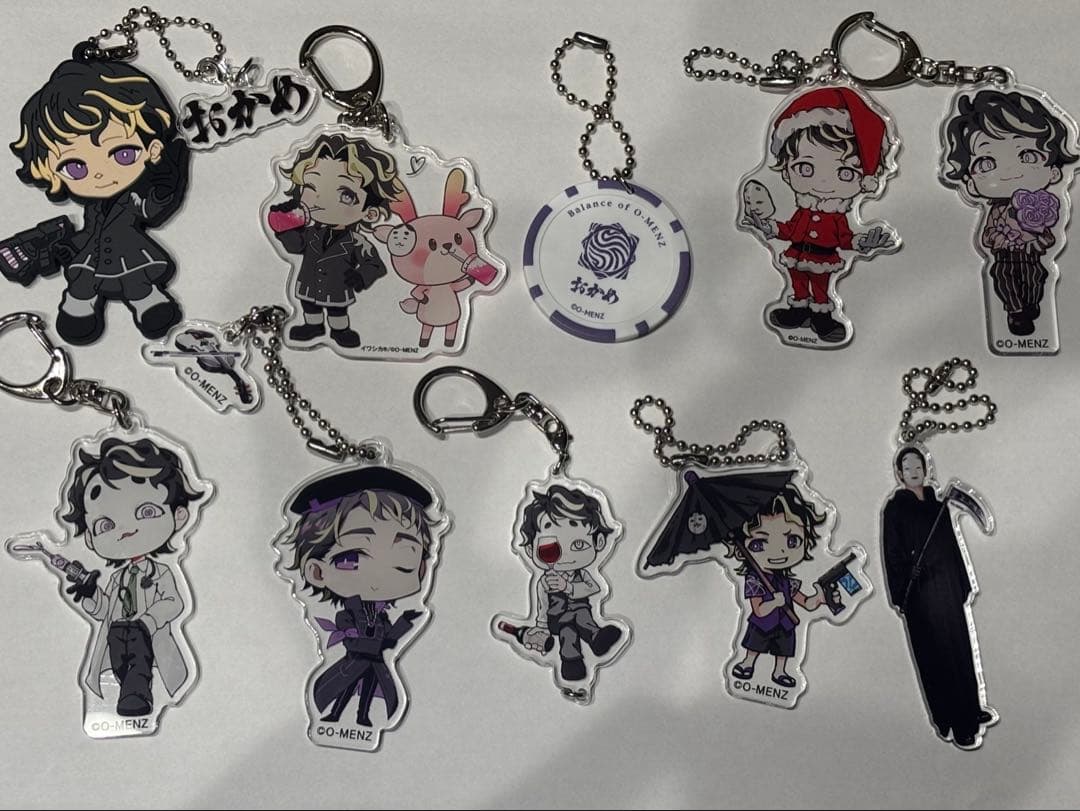 O-MENZ おかめ キーホルダー セット