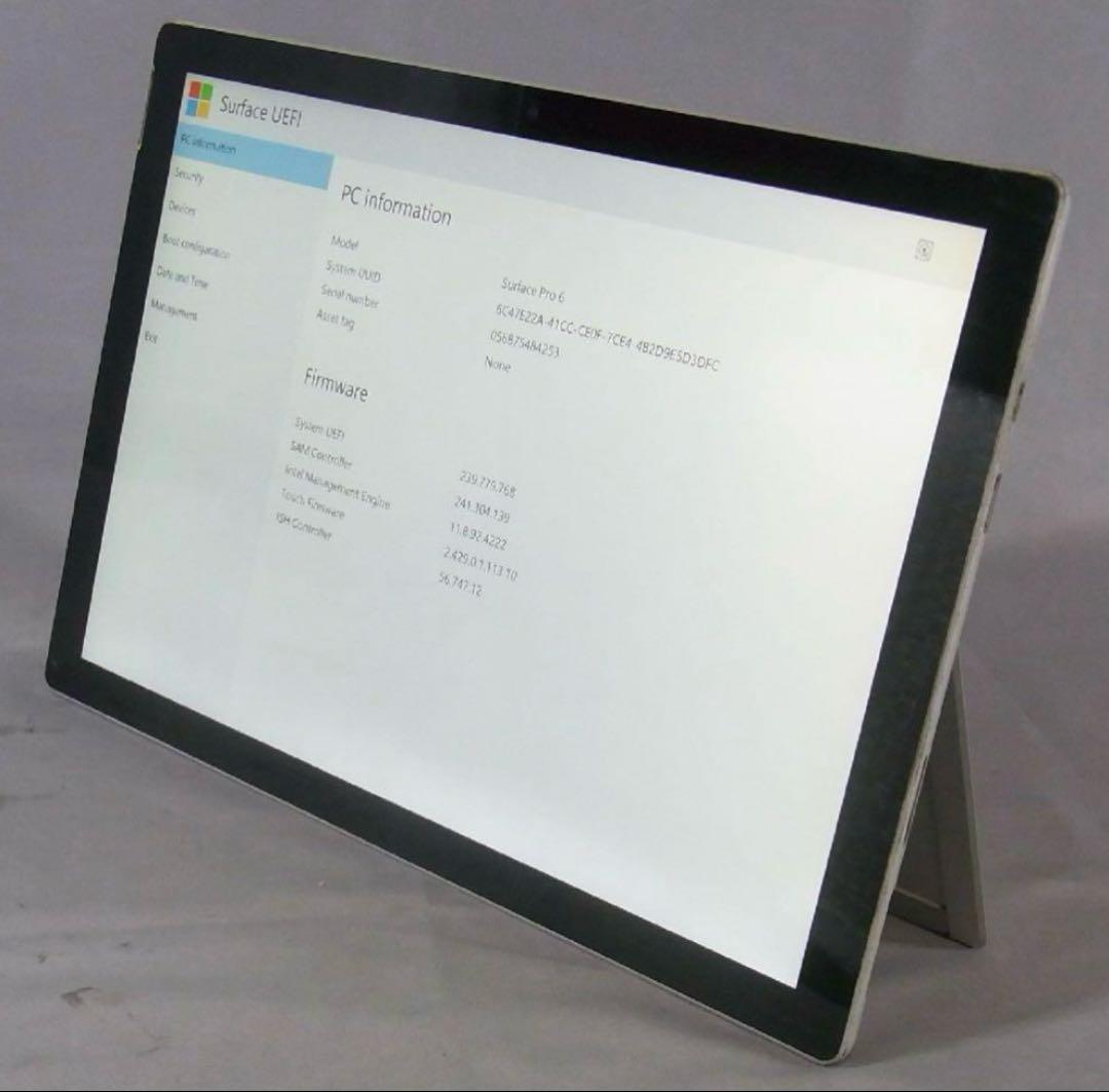 最終Surface Pro 6 Core i5/8GB/128GB タブレット