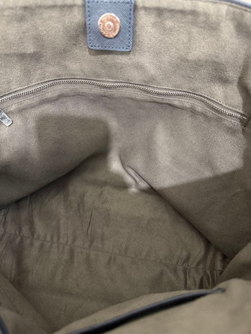 PELLE MORBIDA PMO-CA113 ネイビー トートバッグ