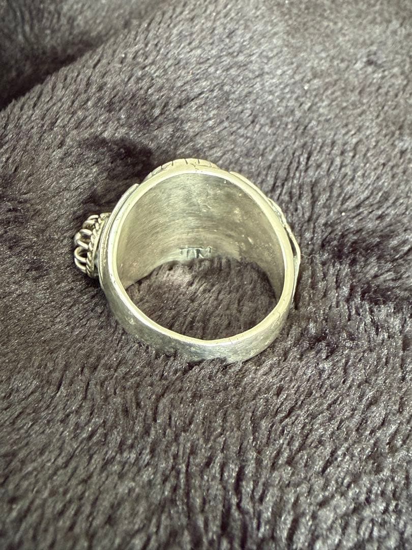 （E）美品シルバー925 インディアンジュエリー ターコイズリング ヴィンテージ