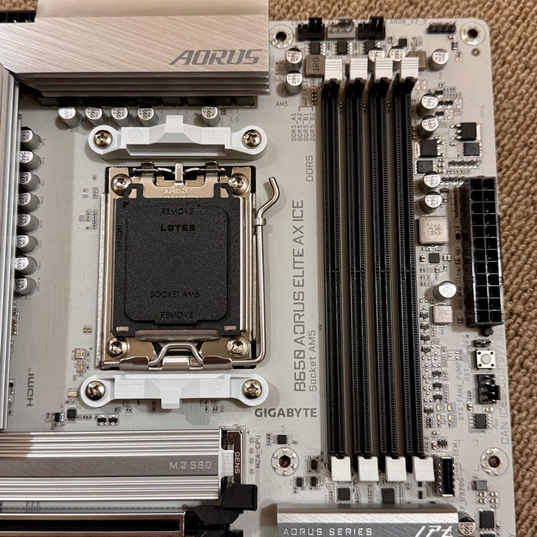 GIGABYTE B650 AORUS ELITE AX ICE マザーボード