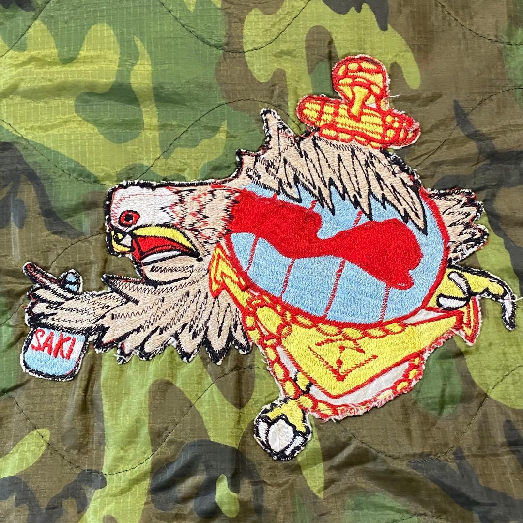 格安 VINTAGE USMC スカル×スーベニアジャケット ビッグサイズ