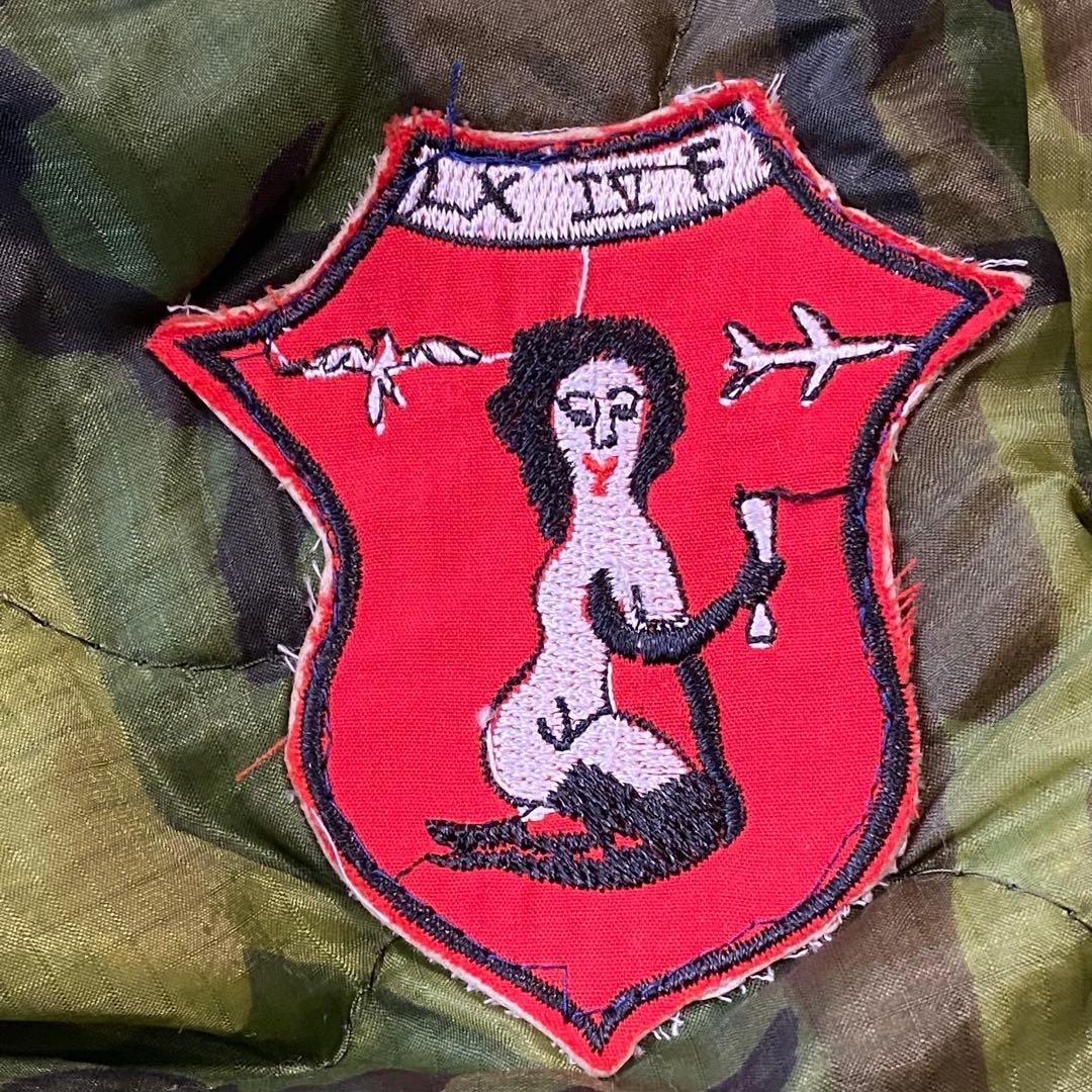 格安 VINTAGE USMC スカル×スーベニアジャケット ビッグサイズ