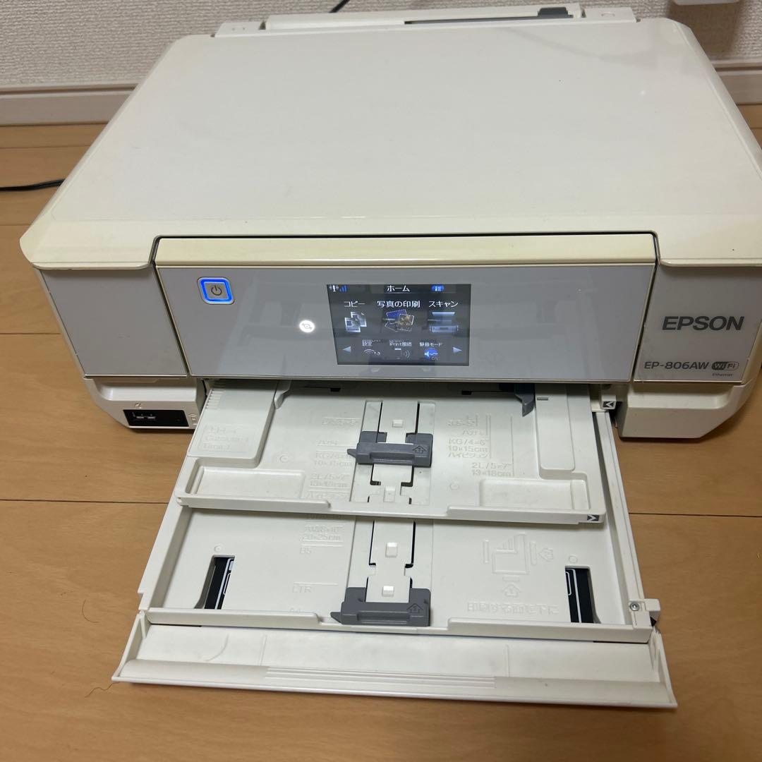 【ジャンク品扱い】エプソンプリンター　EP806AW 本体セット