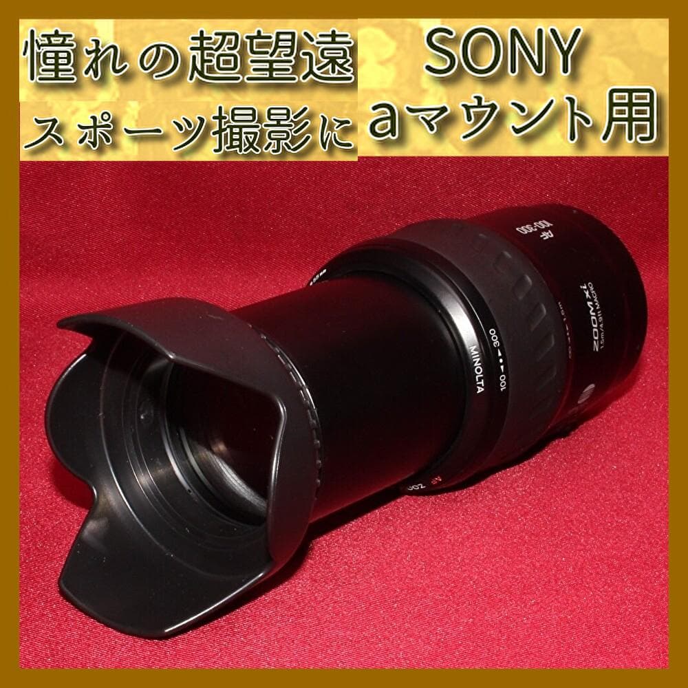 ミノルタ AF 100-300 mm F4.5‐5.6 ソニー aマウント用