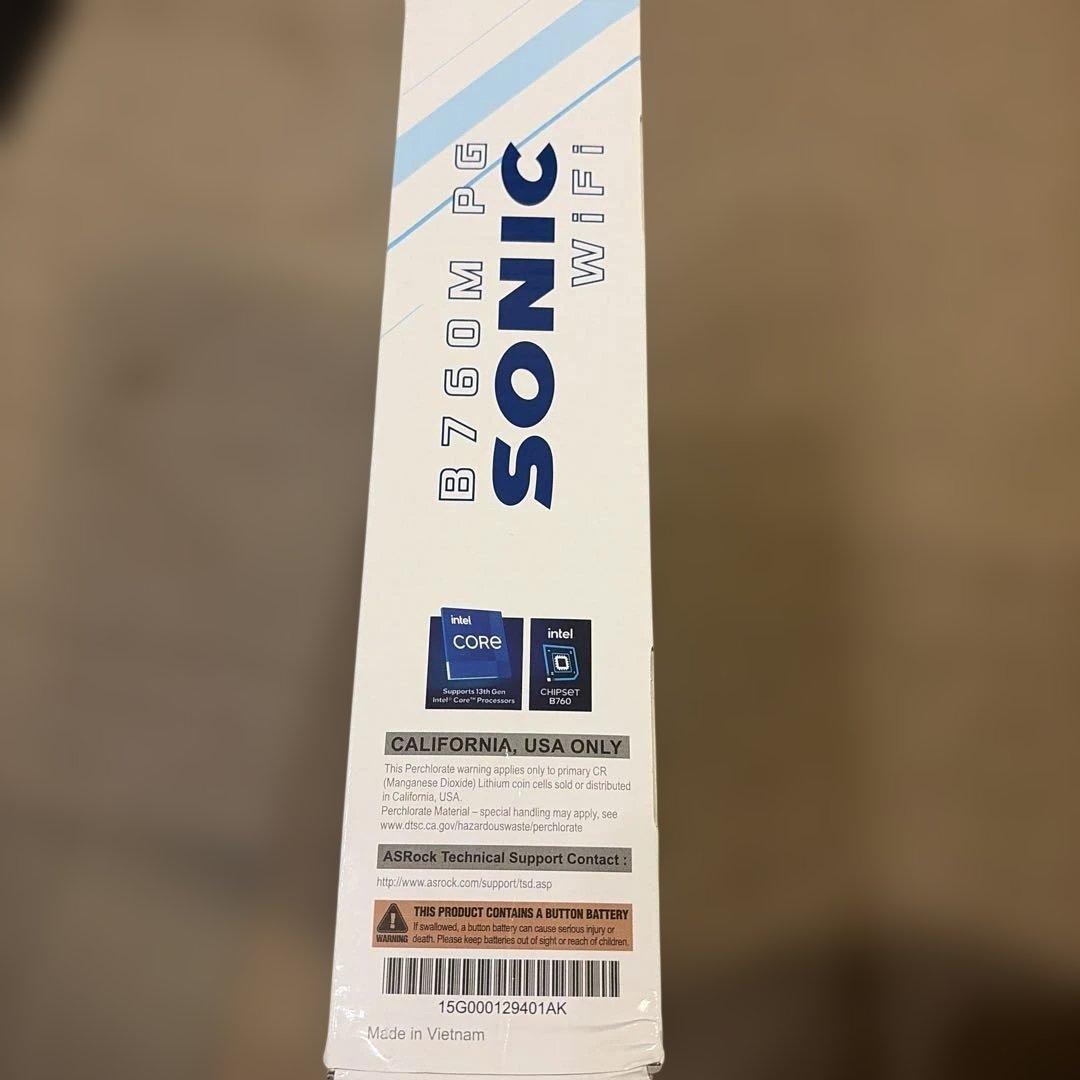 ASRock B760M PG SONIC WiFi Intel第12,13世代