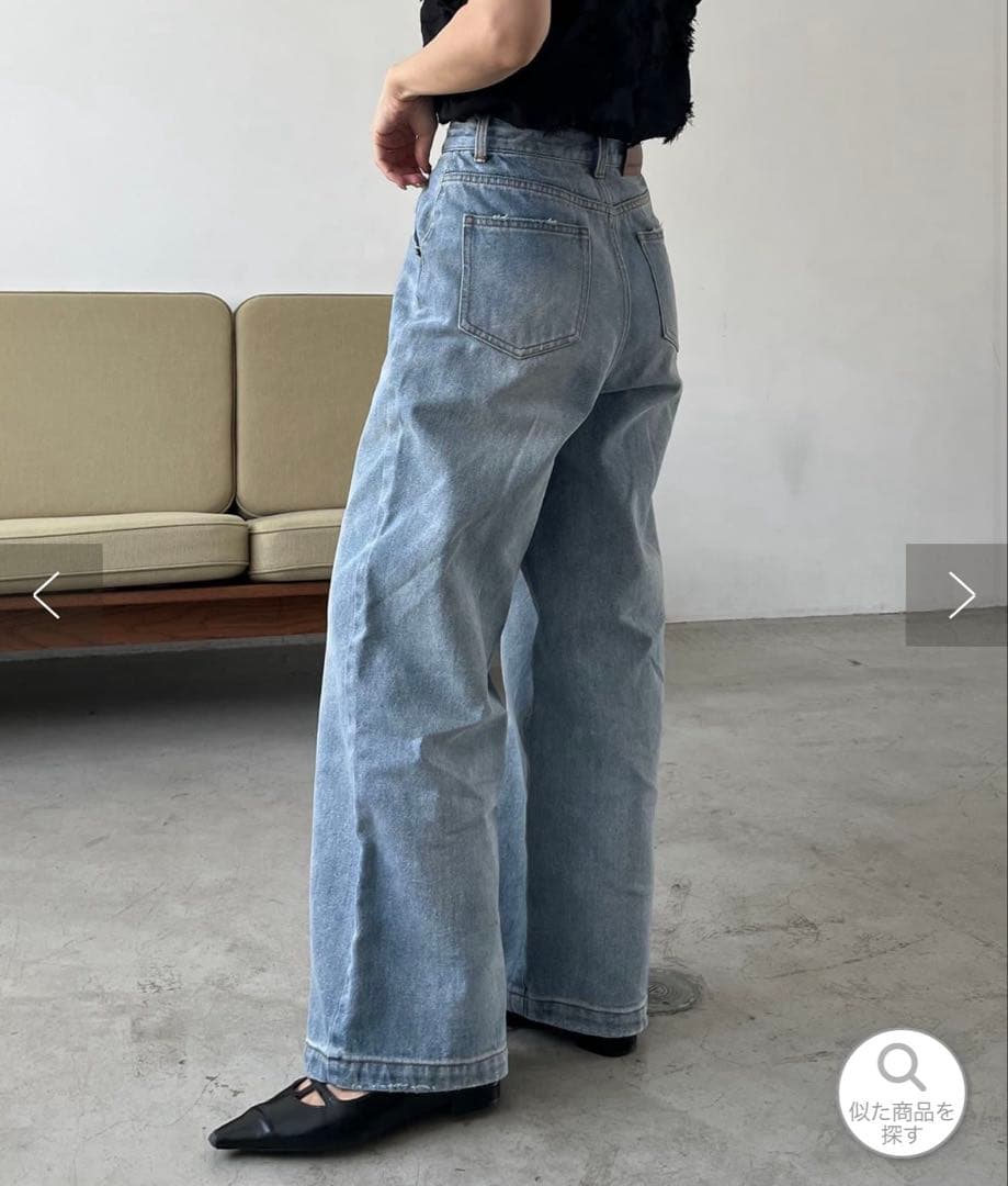 ストレートルーズデニム