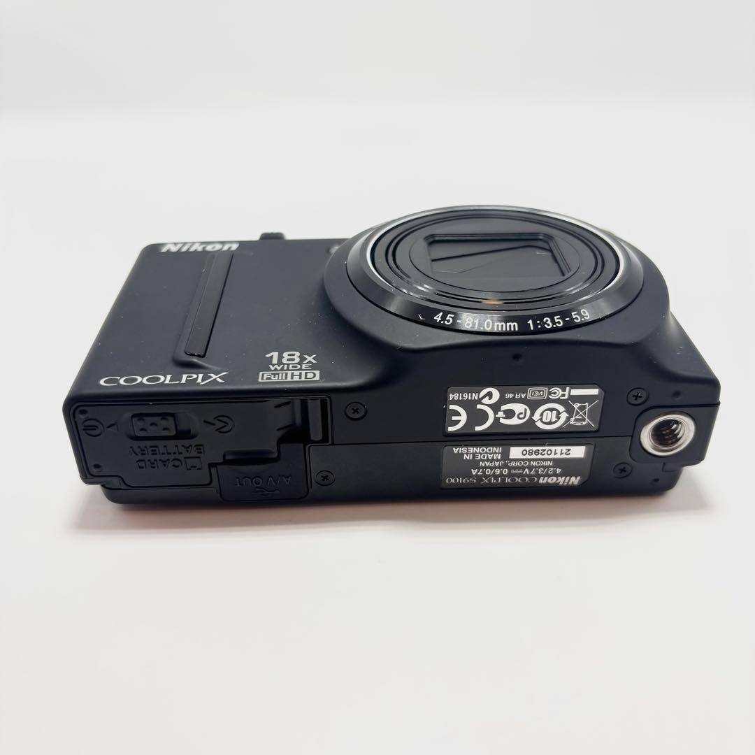 【美品】Nikon COOLPIX S9100 ブラック