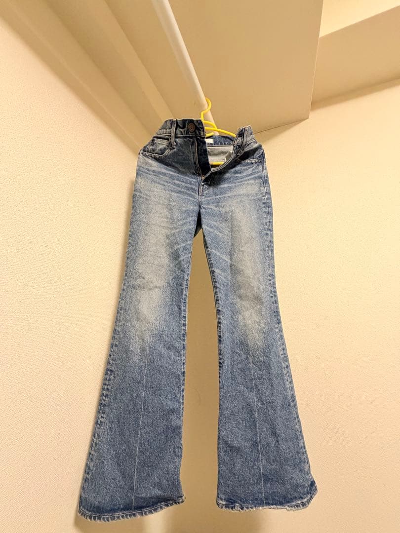 MOUSSY ブーツカットデニム ブルー24インチ