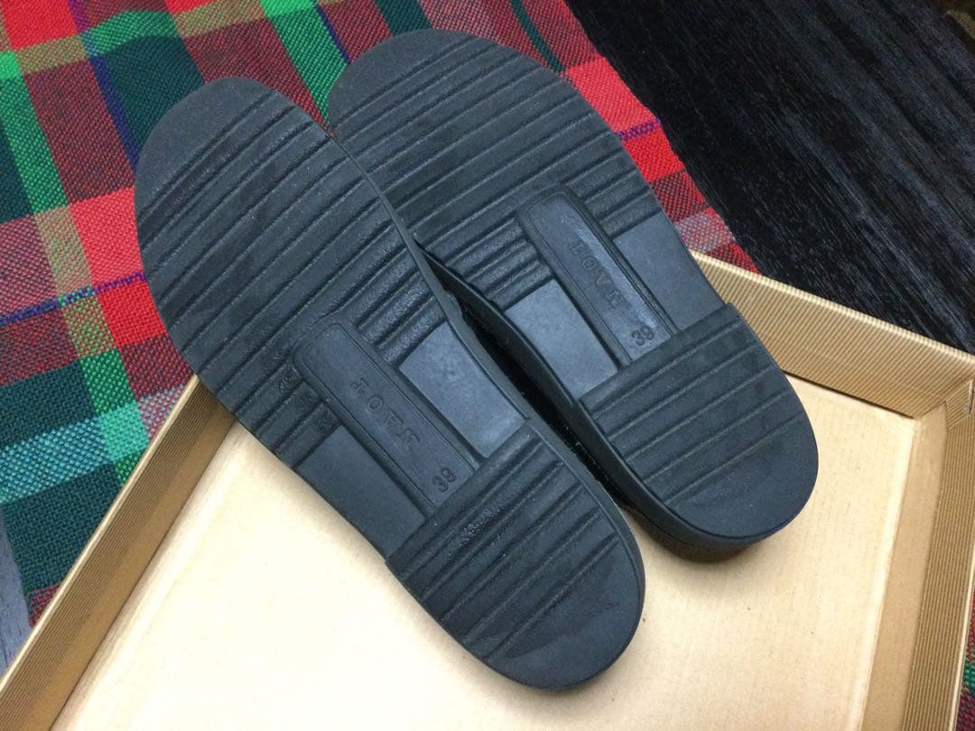 NAOT ブラックレザー ローファー39