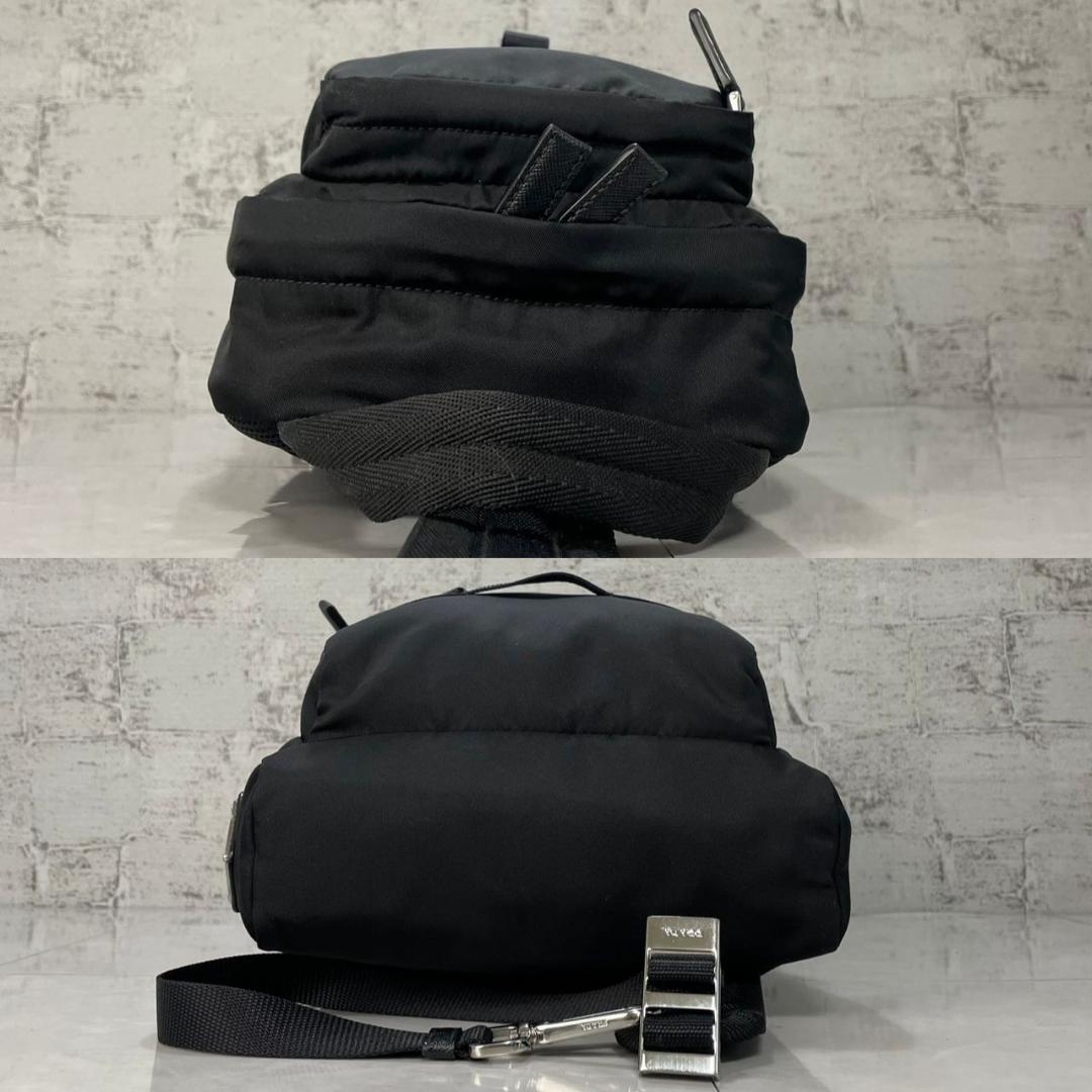 PRADA ボディバッグ プラダ ショルダーバッグ 2VZ013 黒 現行 美品