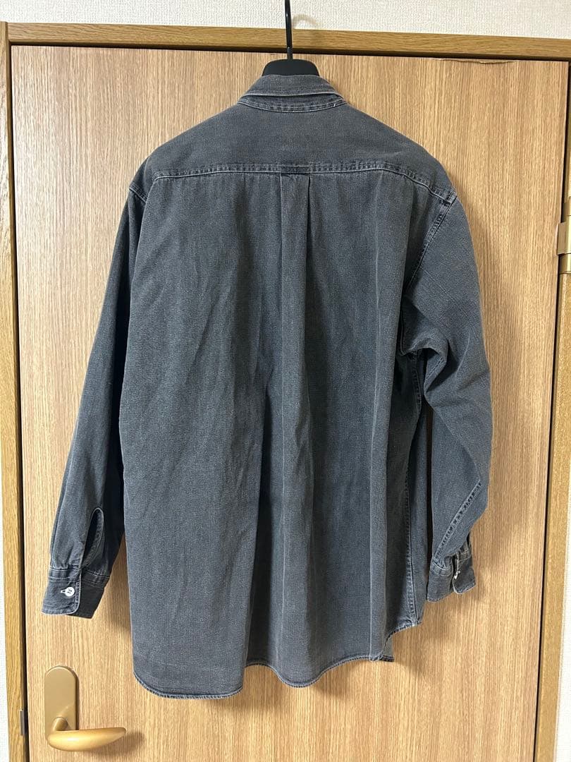 鬼*郎様 コムデギャルソンオム グレータグ デニムワークシャツ ヴィンテージ