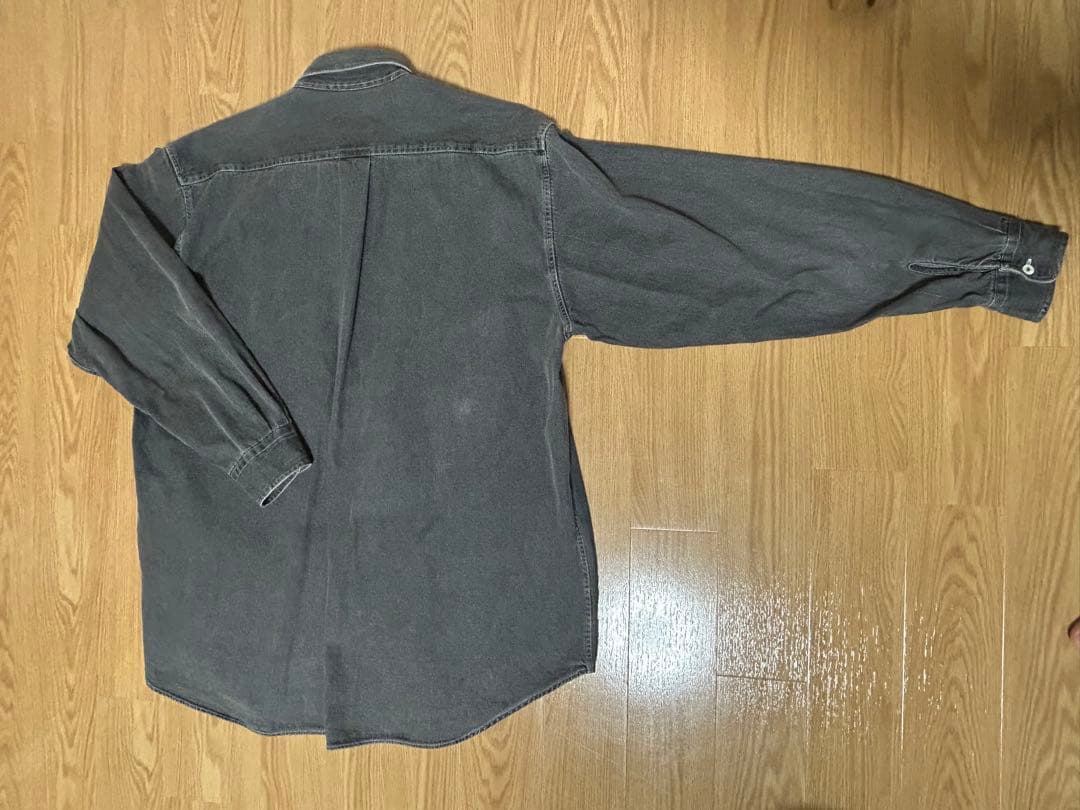 鬼*郎様 コムデギャルソンオム グレータグ デニムワークシャツ ヴィンテージ