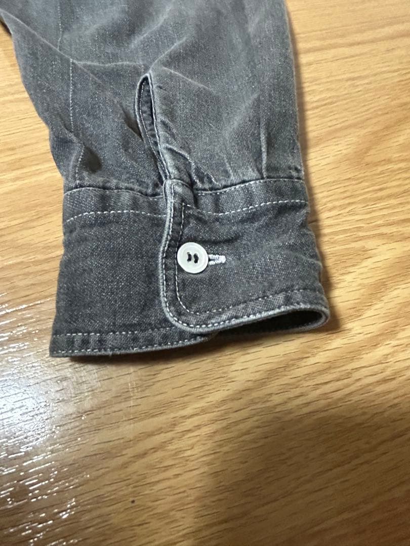 鬼*郎様 コムデギャルソンオム グレータグ デニムワークシャツ ヴィンテージ