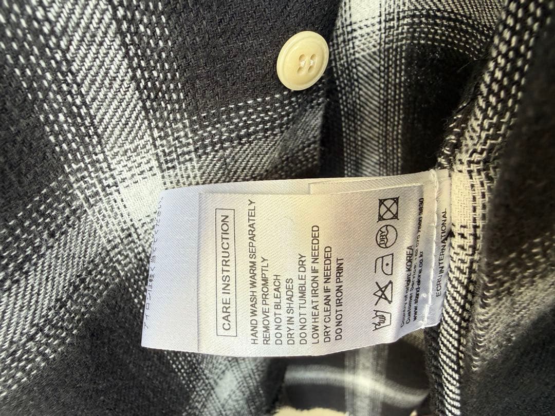 ウィムガゼット Stand Alone チェック柄シャツ