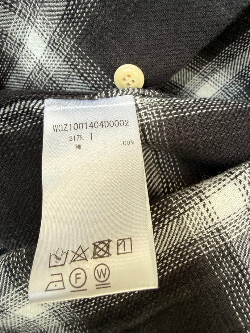 ウィムガゼット Stand Alone チェック柄シャツ