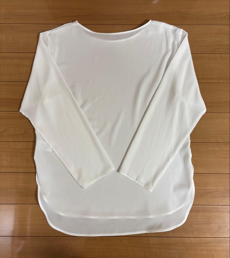 極美品＊ガリャルダガランテ 万能インナー ランウドブラウスT 白