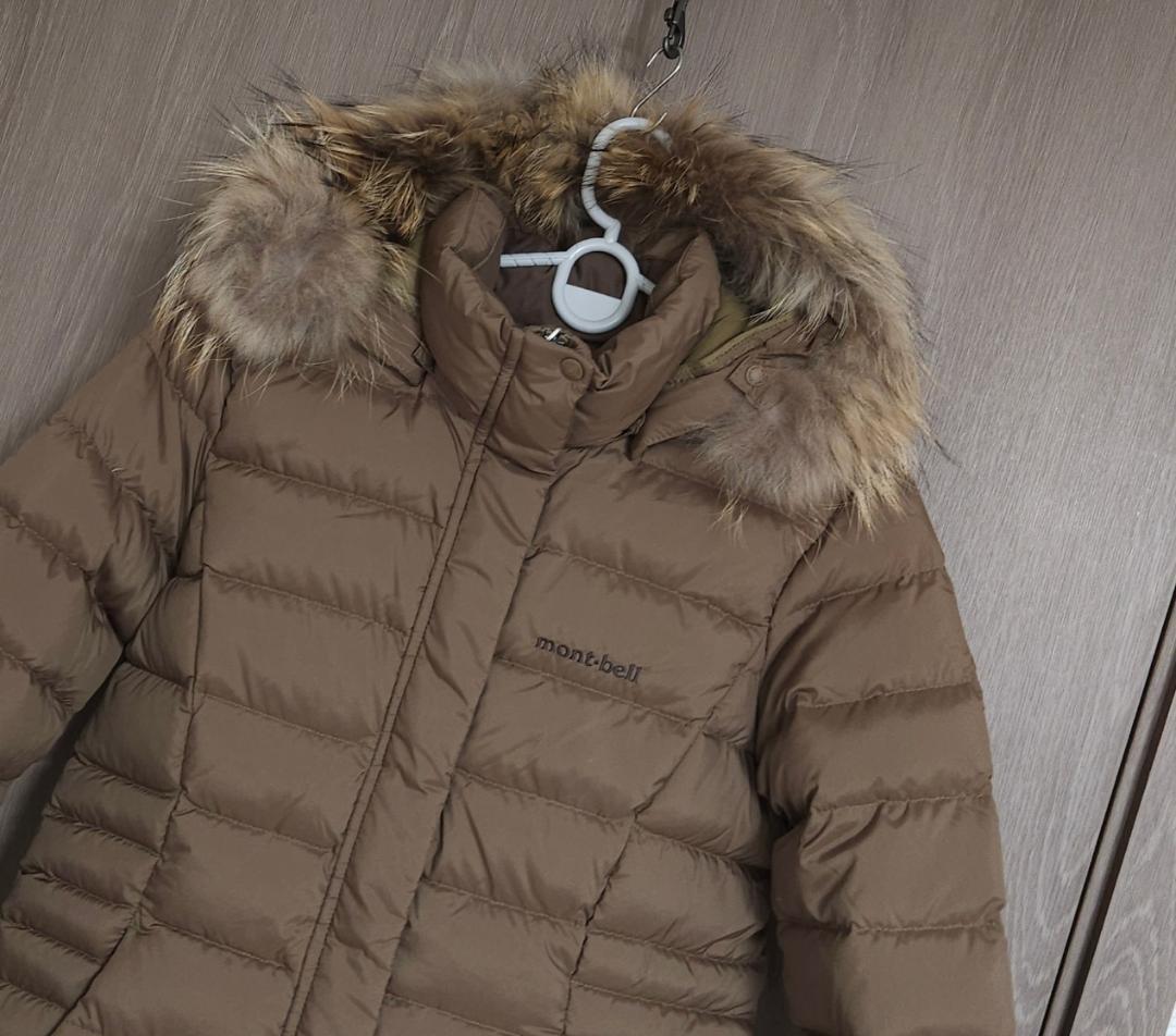 モンベル ラクーンファー ダウンコート レディース