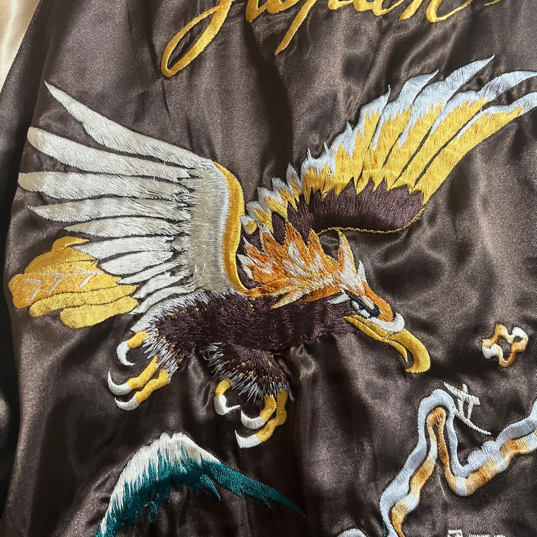 ＊テーラー東洋　スカジャン　エイリアン　鷲　L