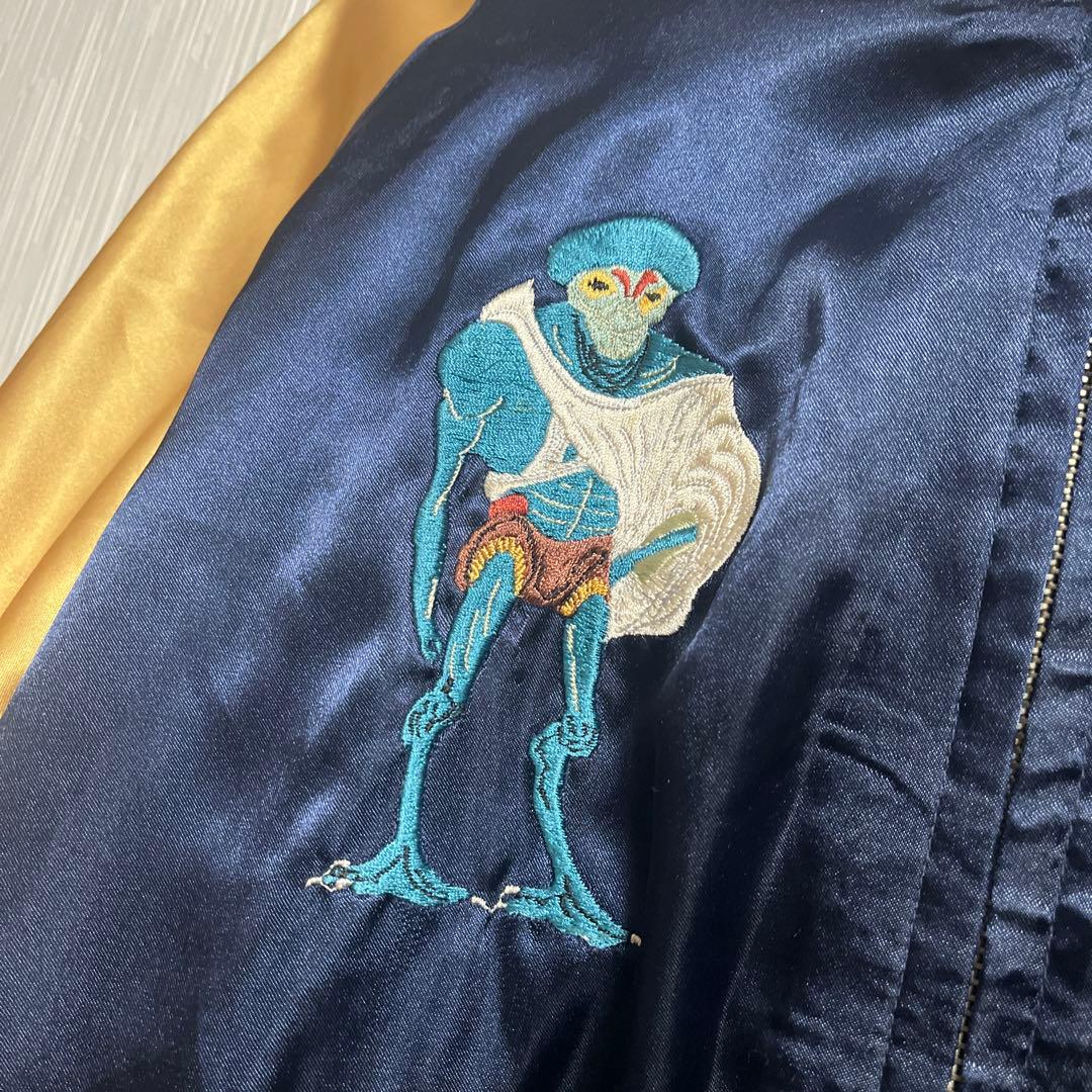 ＊テーラー東洋　スカジャン　エイリアン　鷲　L