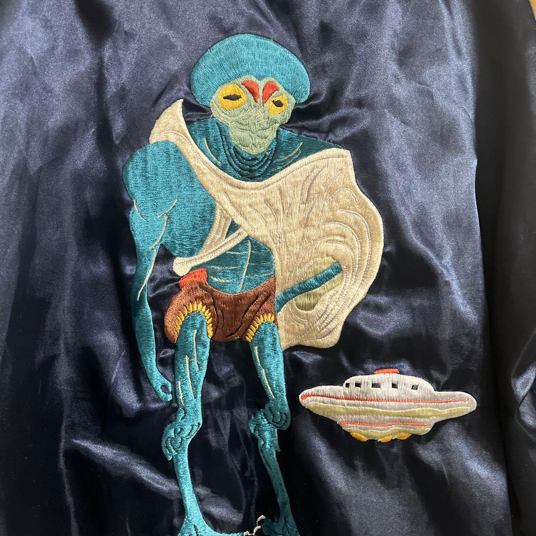 ＊テーラー東洋　スカジャン　エイリアン　鷲　L