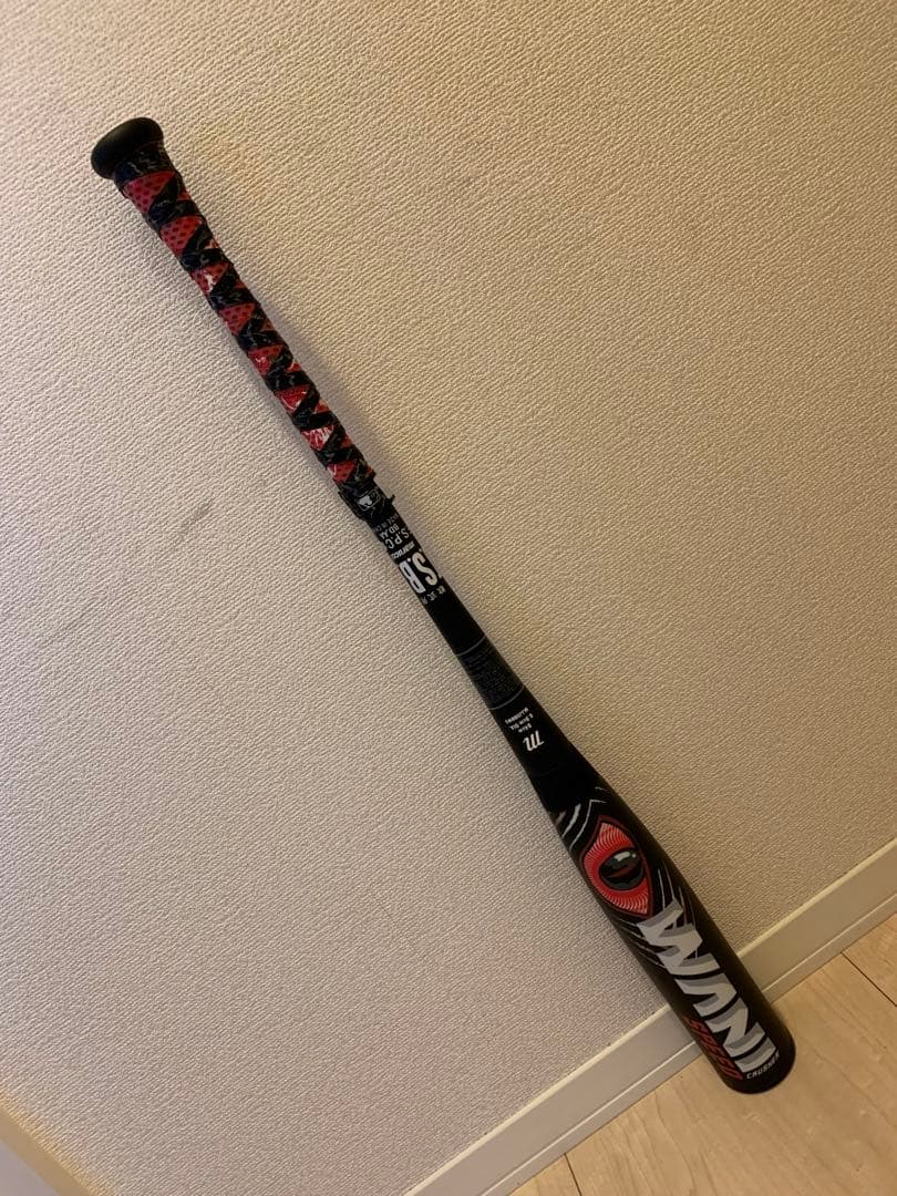 と*か様 軟式一般　ワニクラッシャー　スピード　赤ワニ　84cm 710g 素振