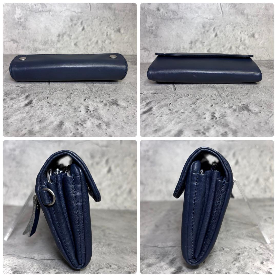 【sfk！】PORTER ポーター クラスト フラップ長財布 ネイビー