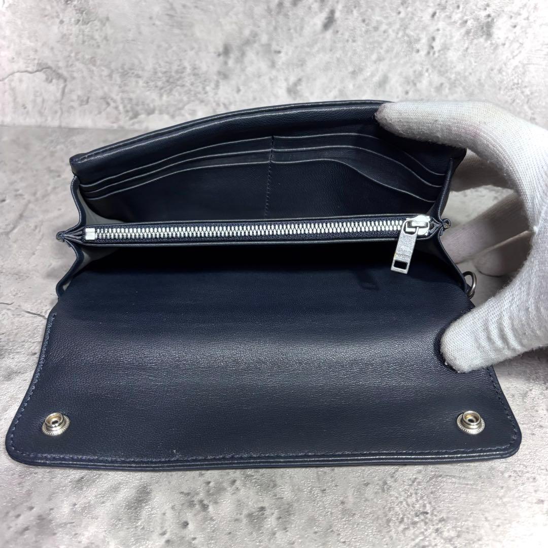 【sfk！】PORTER ポーター クラスト フラップ長財布 ネイビー