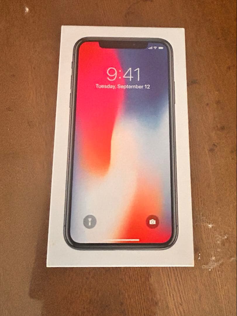 Apple iPhone X ブラック 本体 箱付き