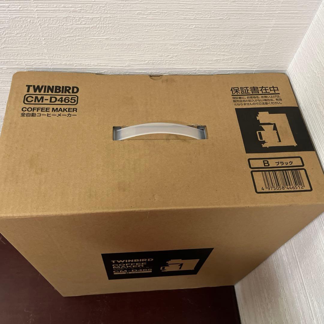 新品未使用　ツインバード　コーヒーメーカー　CM-D465(Bブラック)