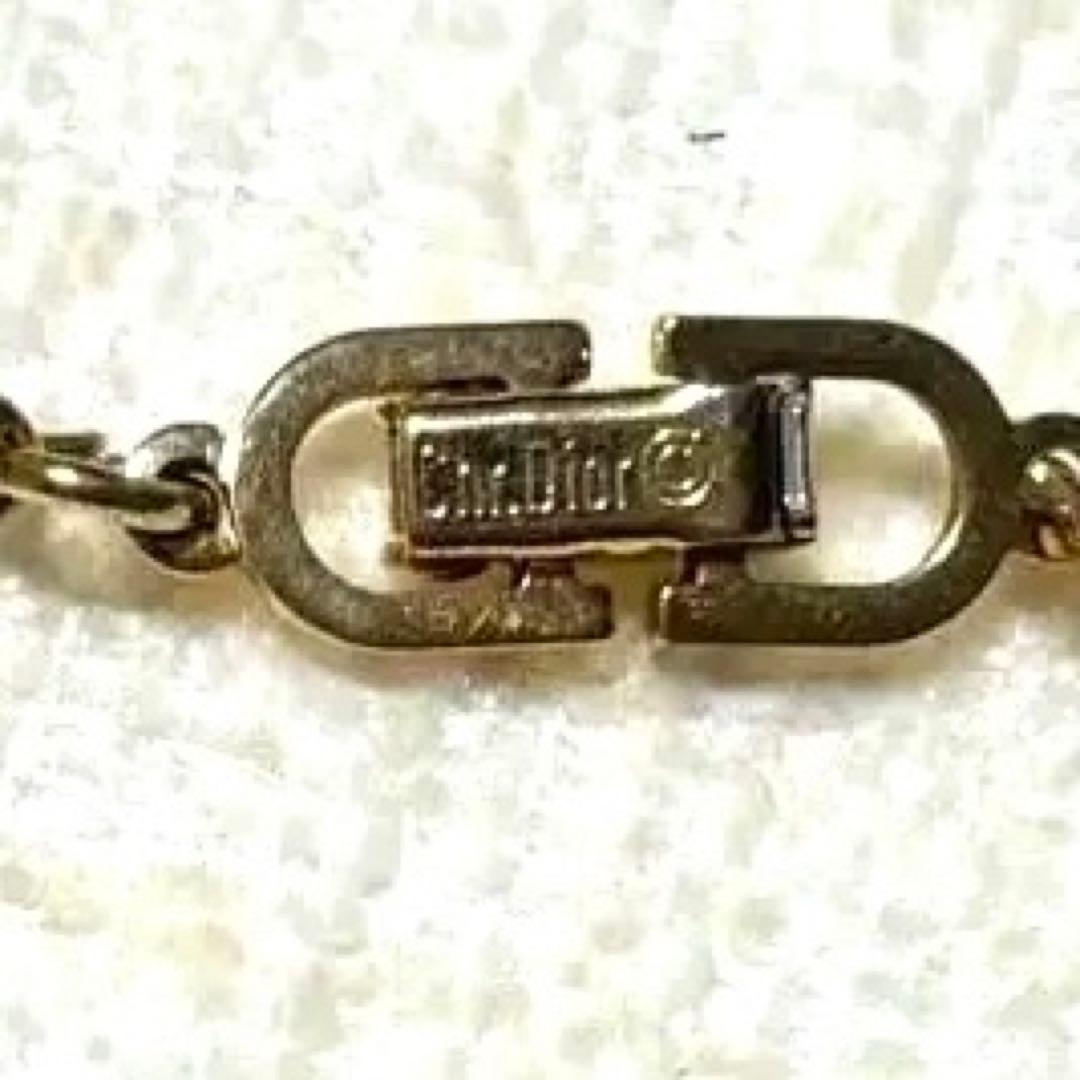 Dior ゴールドリンクチェーンネックレス 約47cm