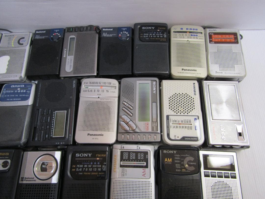 K0722 ソニー/パナソニック/アイワ ...ラジオ51台まとめ売り ジャンク