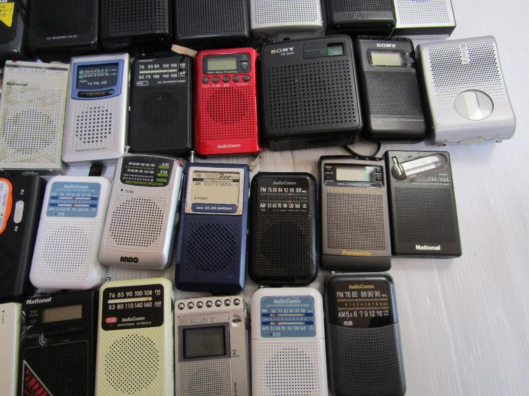 K0722 ソニー/パナソニック/アイワ ...ラジオ51台まとめ売り ジャンク