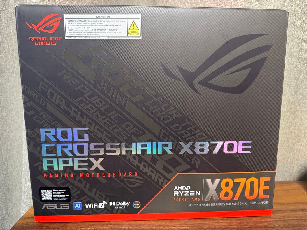 ASUS ROG CROSSHAIR X870E APEX マザーボード