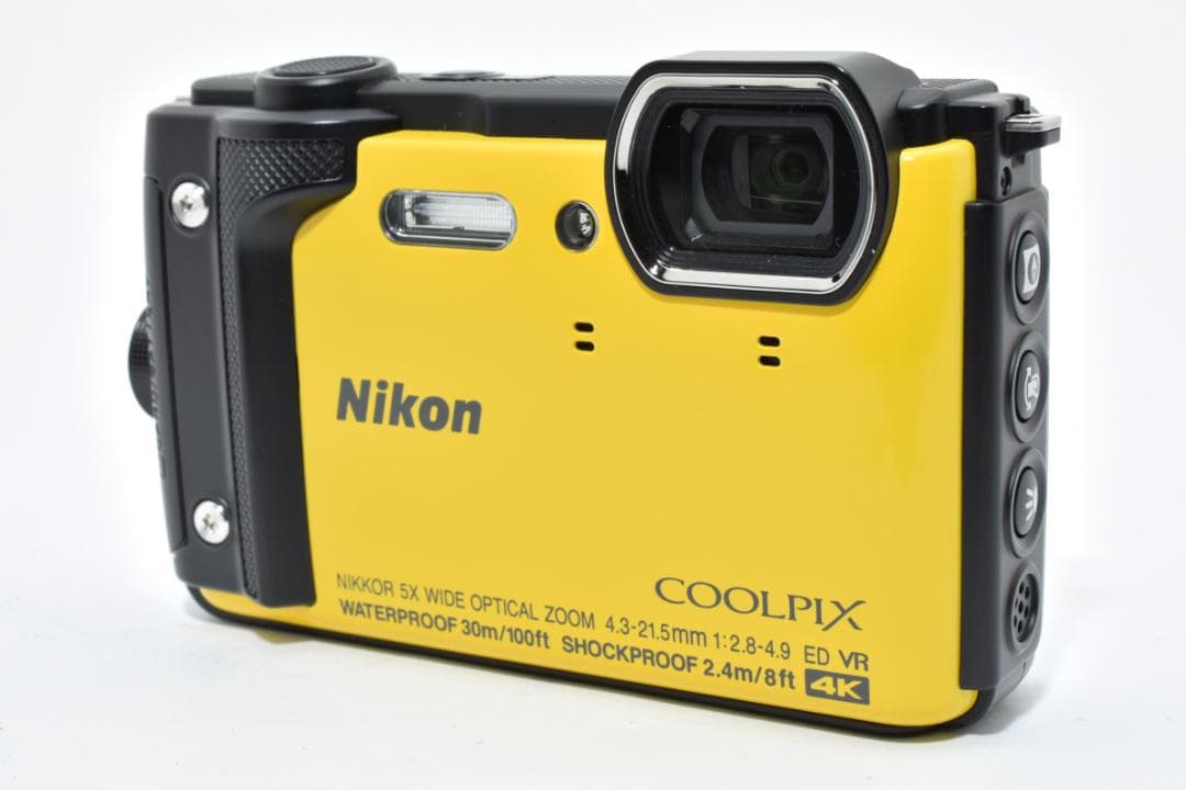 美品 Nikon COOLPIX W300 防水 イエロー デジタルカメラ