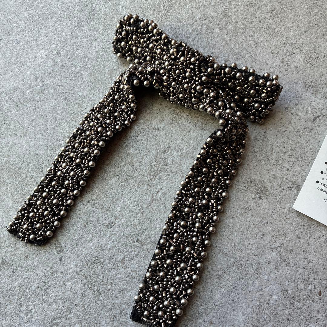 FRANCELUXE フランスラックス　ビーズボウルバレッタ