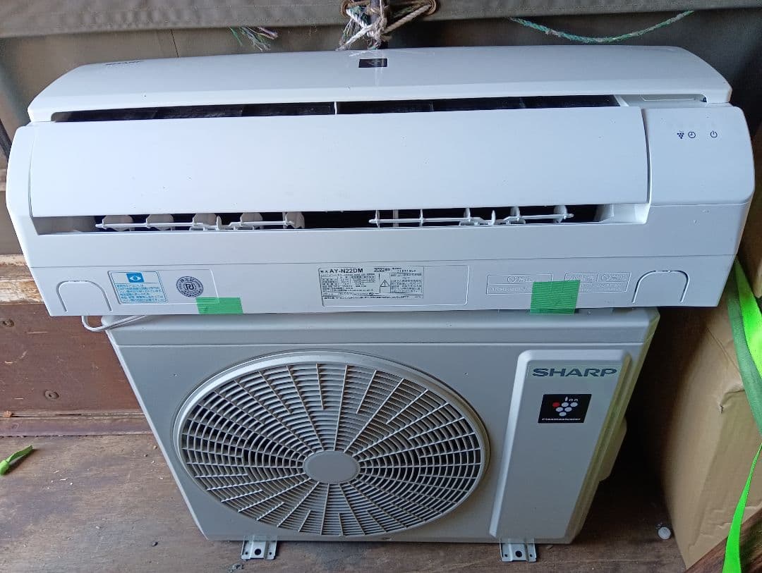シャ−プ、AY-N22DMル−ムエアコン6畳、2022年製