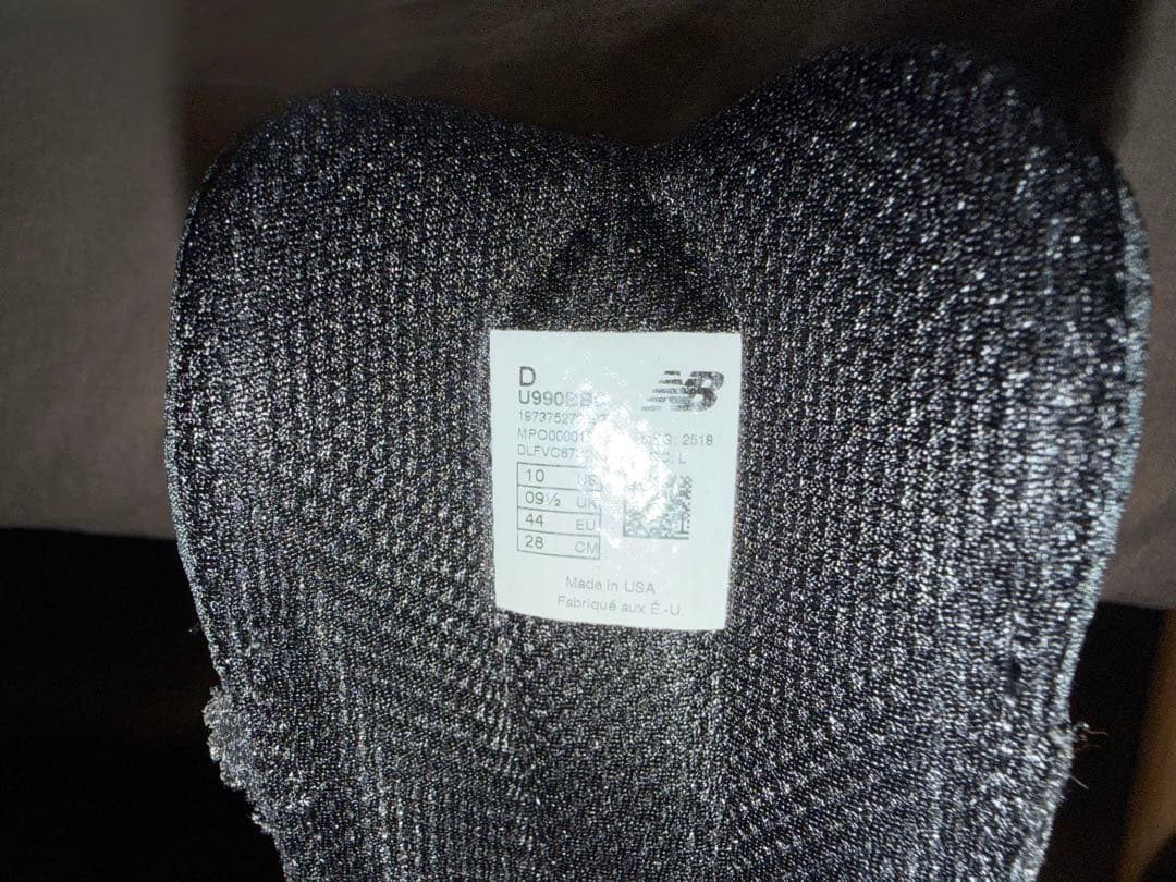 ダイ 様 u990bb6 ニューバランス USA製 28cm u990v6