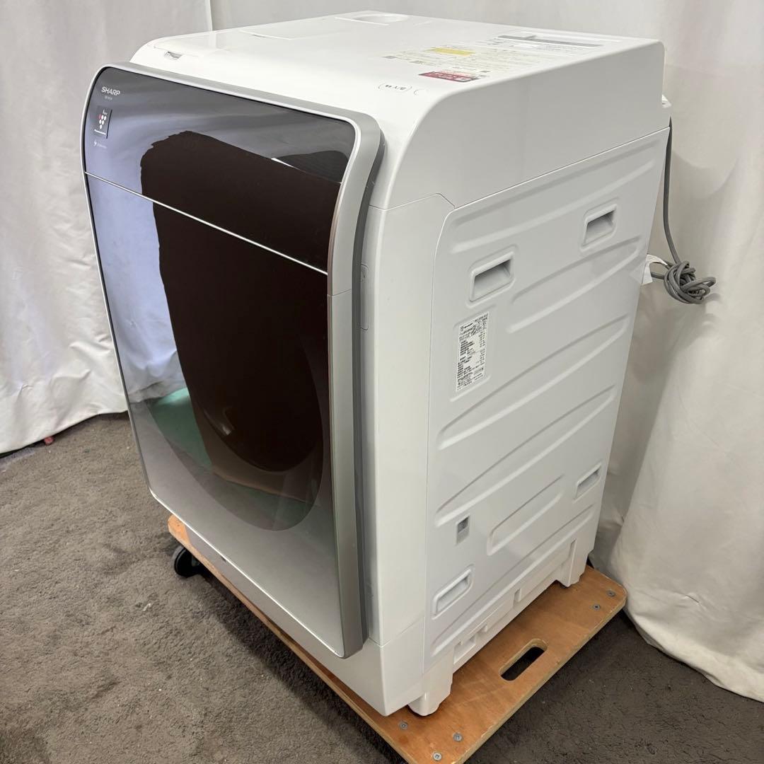 ★146　ドラム式洗濯機　SHARP　乾燥　11キロ　右開き　設置無料　安い