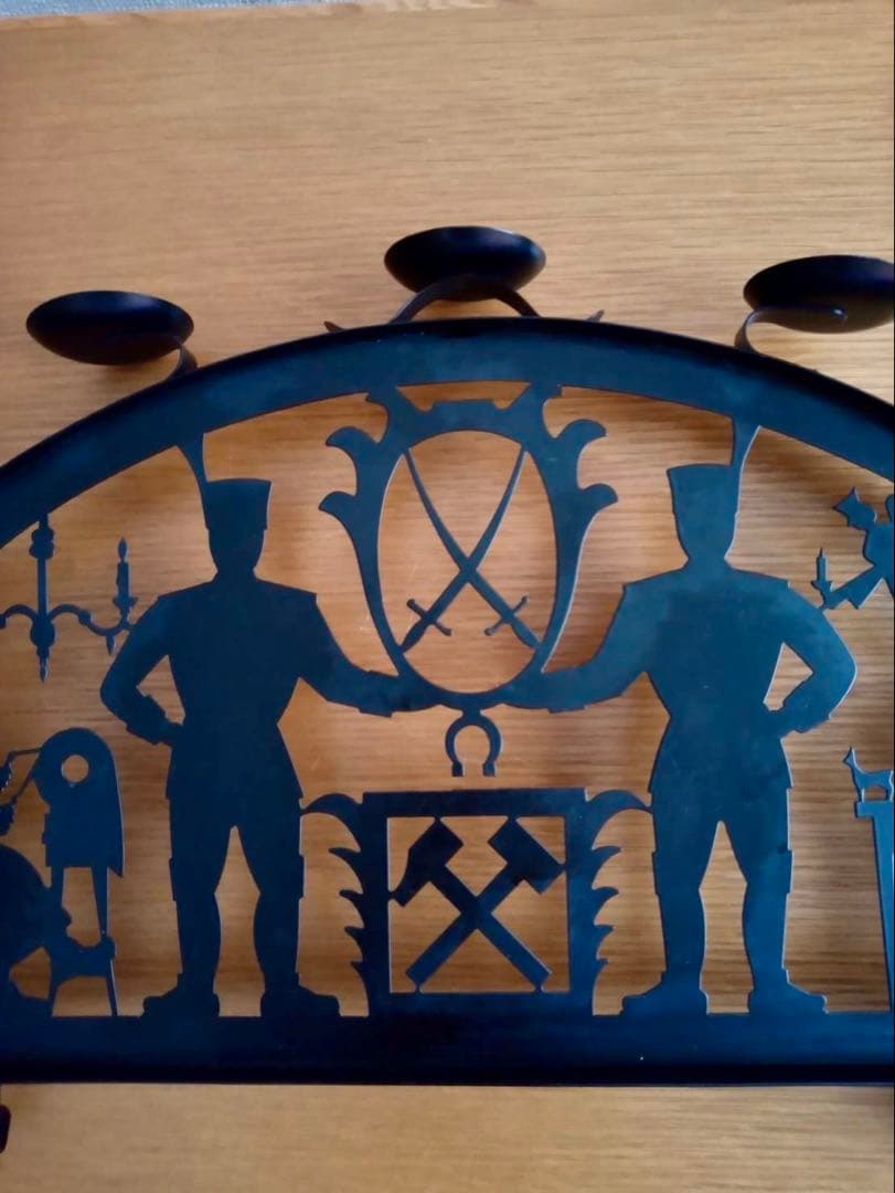 ドイツ　シュビップボーゲン　キャンドルスタンド　アイアンスタンド　大型