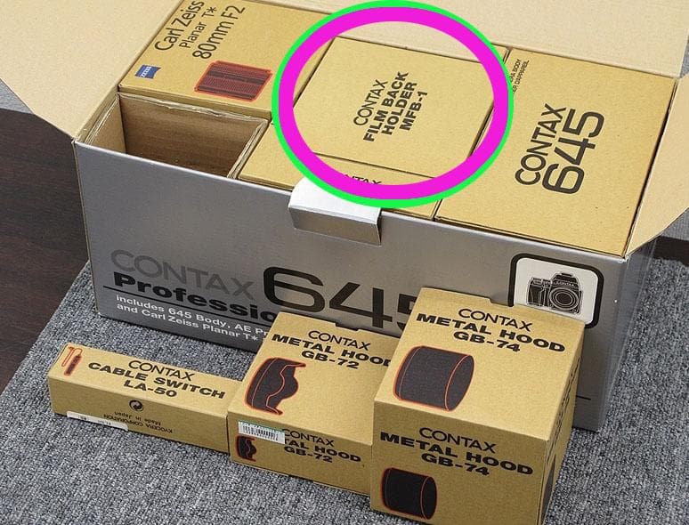 ◆新品◆CONTAX645 220バキュームフィルムインサートMFB-1