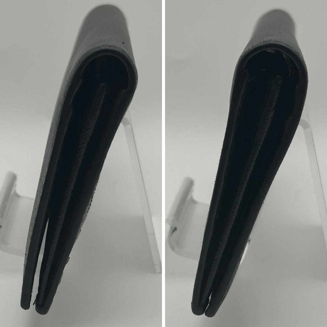 RFID搭載/極美品✨プラダ 長財布 サフィアーノレザー フラップ メタルロゴ